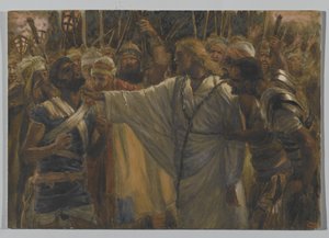 The Healing of Malchus, illustration from The Life of Our Lord Jesus Christ by James Jacques Joseph Tissot
