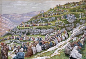 The Miracle of the Loaves and Fishes, Illustration for The Life of Christ