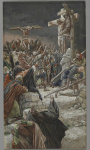 The Pardon of the Good Thief, illustration from The Life of Our Lord Jesus Christ by James Jacques Joseph Tissot