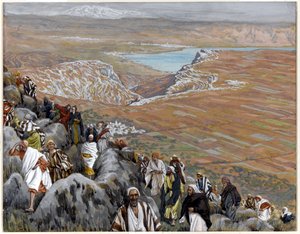 The People Seek Christ to Make him King, illustration for The Life of Christ, c.1886-94