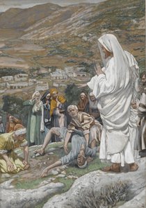 The Possessed Boy at the Foot of Mount Tabor, illustration from The Life of Our Lord Jesus Christ