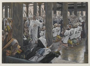 The Procession in the Temple, illustration from The Life of Our Lord Jesus Christ