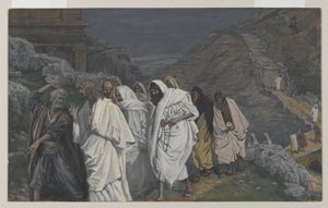 The Protestations of Saint Peter, illustration from The Life of Our Lord Jesus Christ