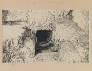The Round Stone seen from the exterior, illustration from The Life of Our Lord Jesus Christ by James Jacques Joseph Tissot
