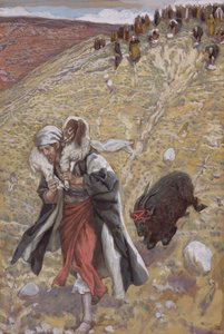 The Scapegoat, illustration for The Life of Christ, c.1886-94 by James Jacques Joseph Tissot