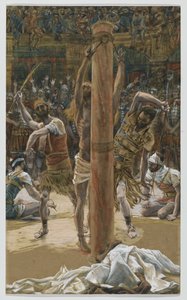 The Scourging on the Back, illustration from The Life of Our Lord Jesus Christ by James Jacques Joseph Tissot