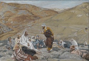 The Scribe Stood to Tempt Jesus, illustration from The Life of Our Lord Jesus Christ