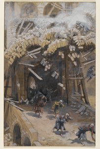 The Tower of Siloam, illustration from The Life of Our Lord Jesus Christ by James Jacques Joseph Tissot
