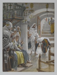 The Woman with an Infirmity of Eighteen Years, illustration from The Life of Our Lord Jesus Christ