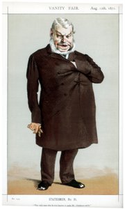 The only man who is ever known to make Mr Gladstone smile, 1871
