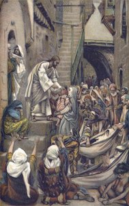 The Whole City Was Gathered at the Door by James Jacques Joseph Tissot