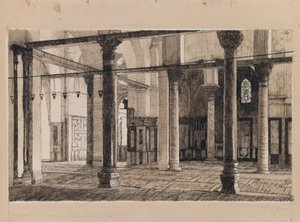 Transept of the Mosque of El-Aksa, illustration from The Life of Our Lord Jesus Christ