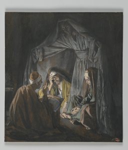 Two or Three Gathered in my Name, illustration from The Life of Our Lord Jesus Christ by James Jacques Joseph Tissot