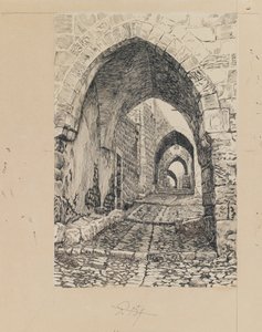 Via Dolorosa, Jerusalem, illustration from The Life of Our Lord Jesus Christ by James Jacques Joseph Tissot