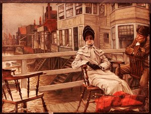 Waiting for the Boat at Greenwich by James Jacques Joseph Tissot