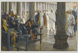 Woe unto You, Scribes and Pharisees, illustration from The Life of Our Lord Jesus Christ