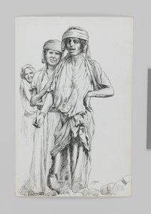 Women of Geba, Samaria, illustration from The Life of Our Lord Jesus Christ by James Jacques Joseph Tissot