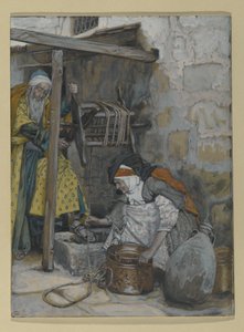 Zacharias and Elizabeth, illustration for The Life of Christ by James Jacques Joseph Tissot