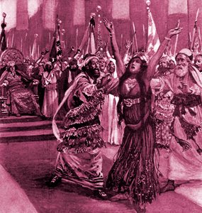 Athaliah and Joash by James Jacques Joseph after Tissot