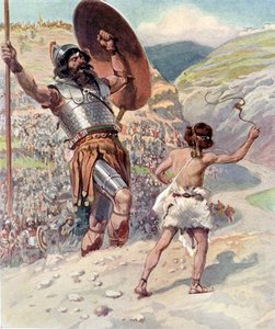 David Slings the Stone by James Jacques Joseph after Tissot
