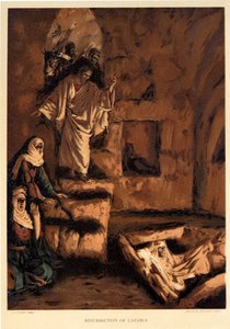 Resurrection of Lazarus by James Jacques Joseph after Tissot
