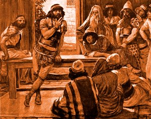 Samson Puts Forth a Riddle by James Jacques Joseph after Tissot