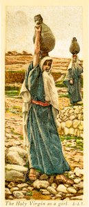 The Holy Virgin as a Girl by James Jacques Joseph after Tissot