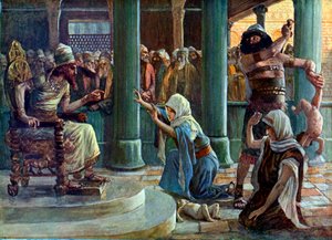 The Wisdom of Solomon by James Jacques Joseph after Tissot