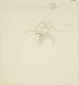 Details of Interior of the Chapter House of Bristol Cathedral by James Johnson