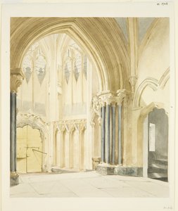 North Porch of St Mary Redcliffe, looking North by James Johnson