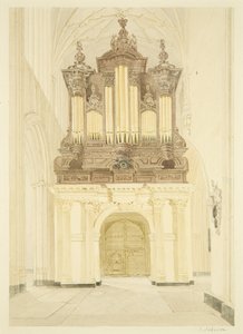 Organ and Organ Loft of St Mary Redcliffe by James Johnson
