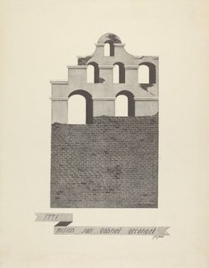 Mission San Gabriel Arcangel by James Jones