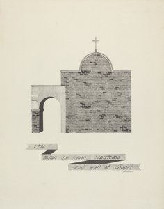 Mision San Juan Capistrano - End of Chapel Wall