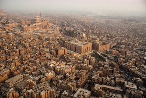 Aerial view of Cairo