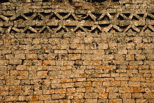 Stone wall at Great Zimbabwe Ruins, Zimbabwe by James L Stanfield