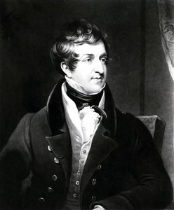 John Cam Hobhouse, print made by Charles Turner, 1834 by James Lonsdale