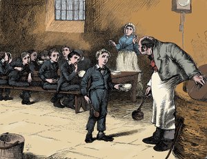 Scene from Oliver Twist by Charles Dickens