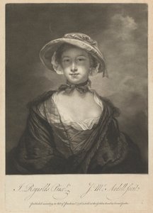 Catherine Chambers (née Moore) by James McArdell