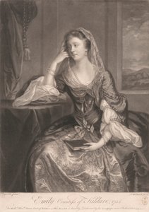 Emily Countess of Kildare by James McArdell
