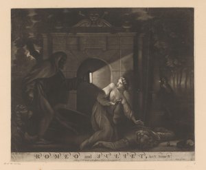 Julia Kneeling by the Body of Romeo and Looking at a Monk with a Lantern