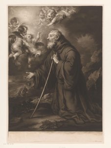 Kneeling St. Francis of Paola in Prayer