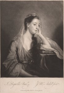 Miss Horneck by James McArdell