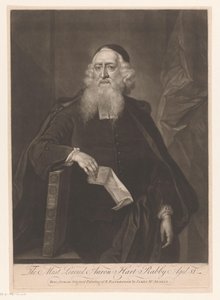 Portrait of Aaron Hart, The Most Learned Aaron Hart Rabby Aged 81