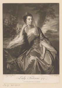Portrait of Anne Fortescue by James McArdell