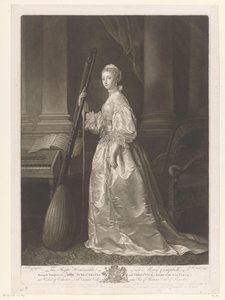 Portrait of Mary Coke by James McArdell