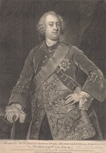 Prince Charles, 2nd Duke of Richmond, Lenox and Aubigny by James McArdell