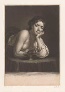 Sigismunda with the Heart of Guiscardo by James McArdell