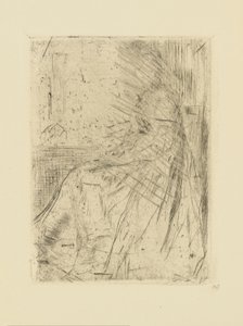Impressions from Cancelled Plates by Whistler - Maude, Seated by James Abbott McNeill Whistler