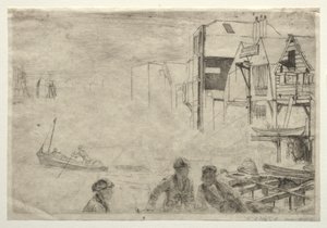 A Wharf by James McNeill Whistler
