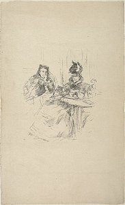 Afternoon Tea by James Abbott McNeill Whistler